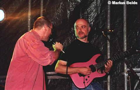 Ralf & Gilbert im Juli 2000 beim Eschweiler Rock am Pool